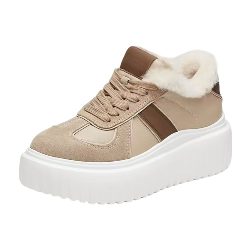 Why can thick-soled skateboard biscuit casual shoes take into account both fashion and comfort?
